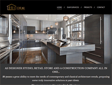 Tablet Screenshot of idealhomedesign.ca